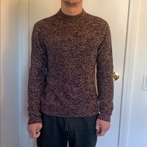 Topman Mock Neck Sweater